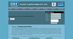 Desktop Screenshot of pandeyearthworks.com